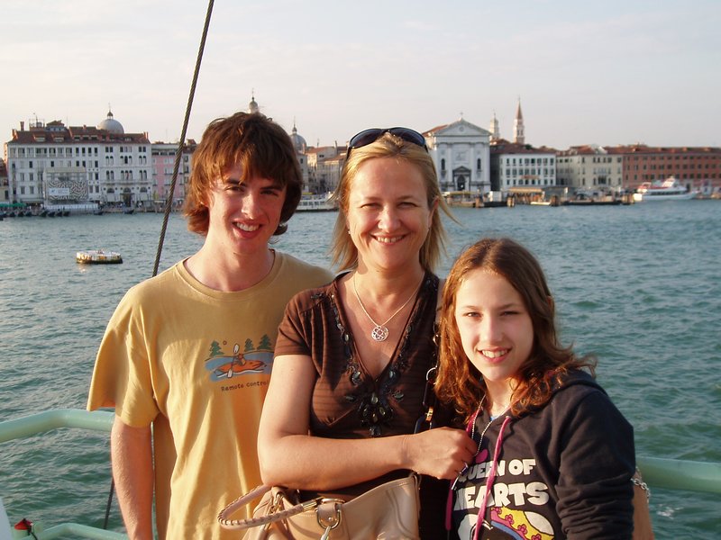 Elena, Claudia and I in Venezia