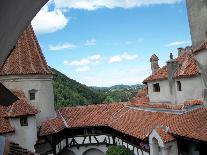 view from Bran castle