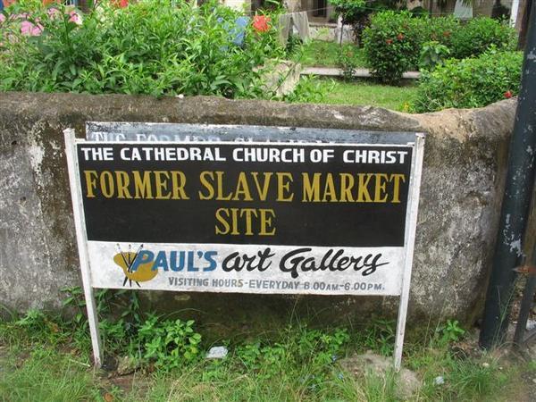 Former Slave Market Site