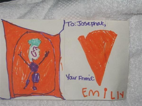 Emily's Card to Josephat