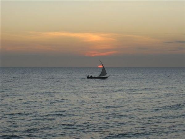 Dhow at Sunset