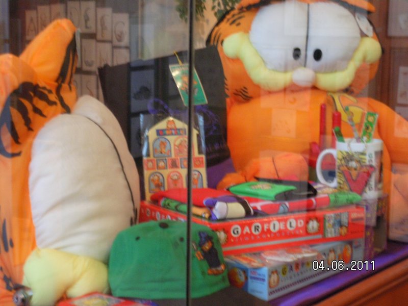 A Garfield display