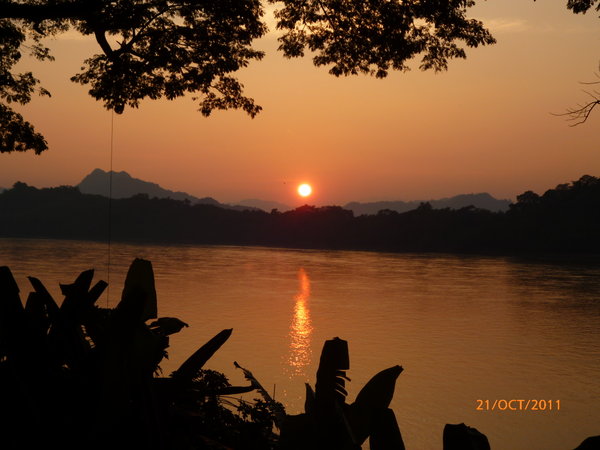 Sunset In Luang Prabang