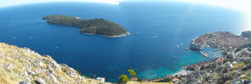 Panorama of Dubrovnik Bay