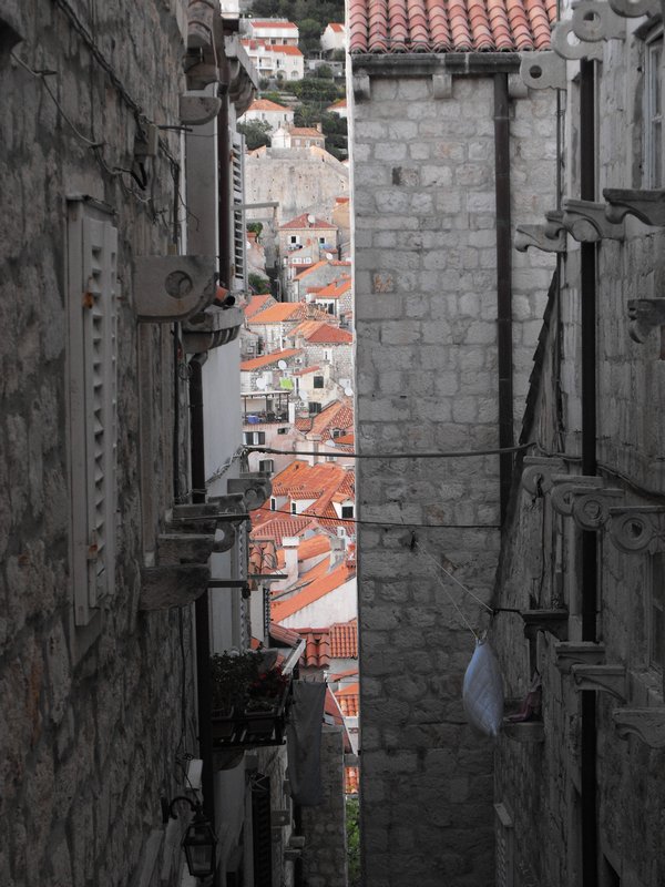 The labyrinthine streets of Old Town Dubrovnik