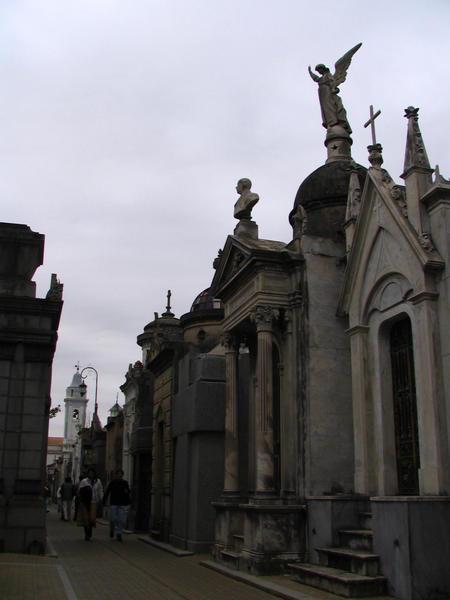 Recoleta cemetary (where Evita is buried)