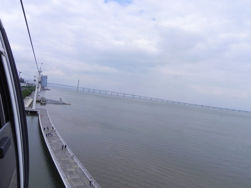 Vasco de Gama bridge from cable car