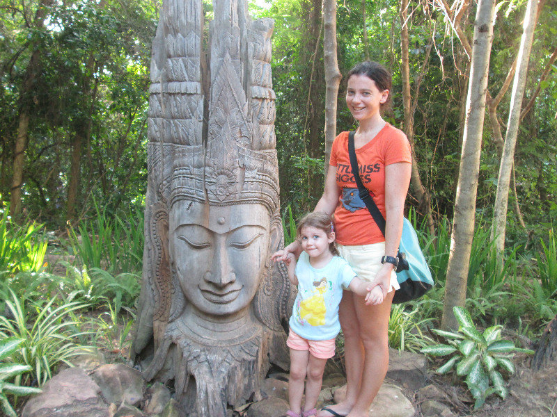 Laura & daughter on Phi Phi