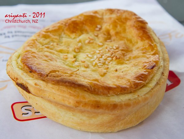 Famous NZ Pie (this one is vegetarian)