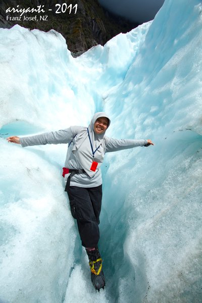 Sandwiched by the Glacier Walls!