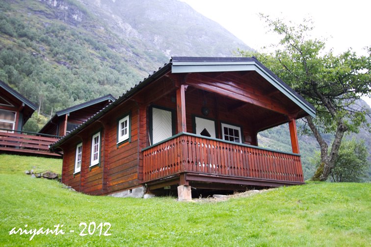 Wooden Lodge by the Geiranger Fjord