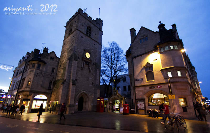 Blue Hour Carfax Tower @ Oxford