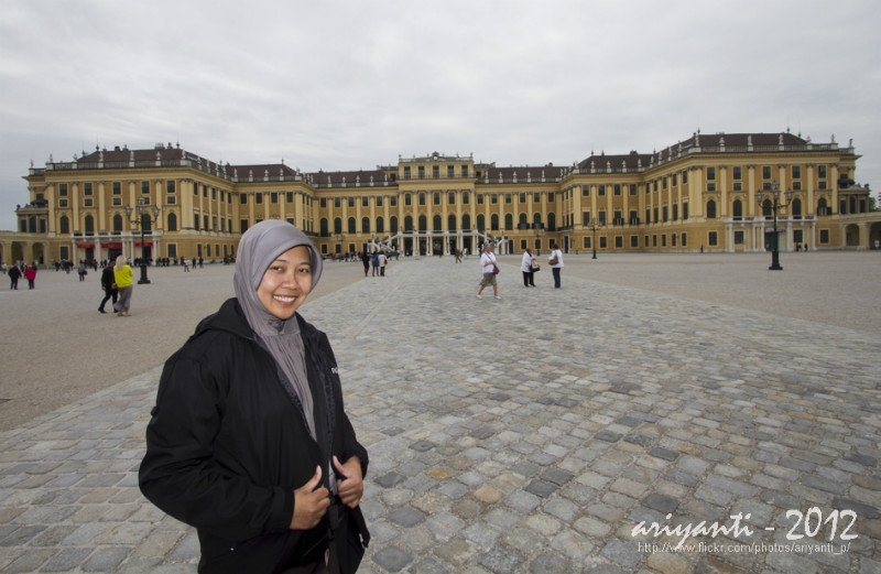 In Front of Schonbrunn Palace