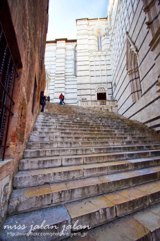 siena marble steps