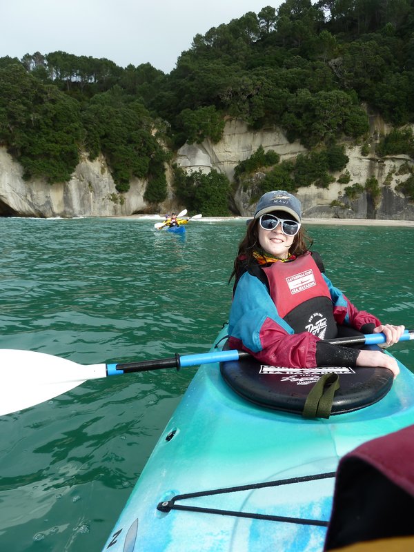 Ivy kayaking in New Zealand!