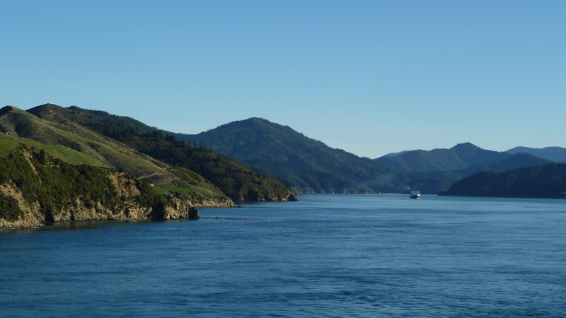 Entering the South Island