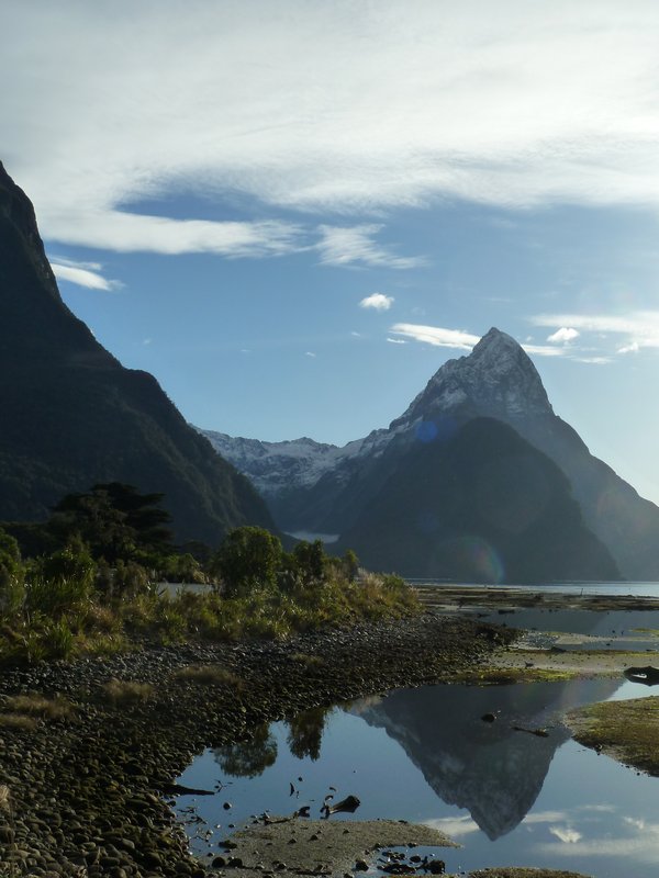 Milford Sound from the shore