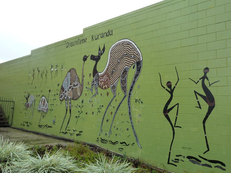 Wall art in Kuranda