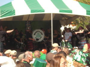 Bag pipes on stage 