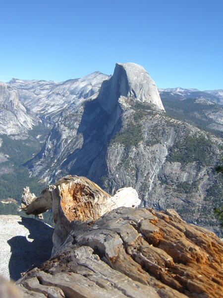 half dome from sentinal