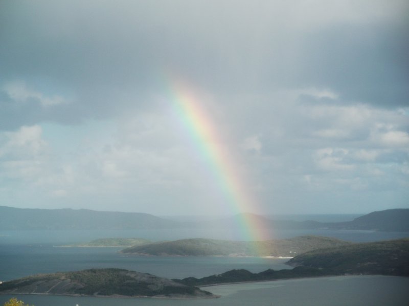 Rainbow in Albany bay