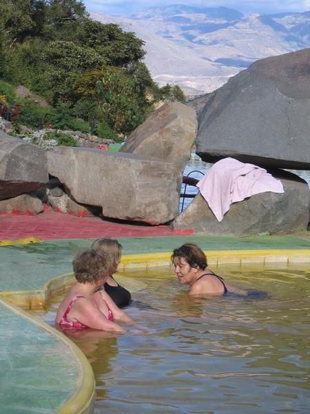 Hot springs near Otavalo