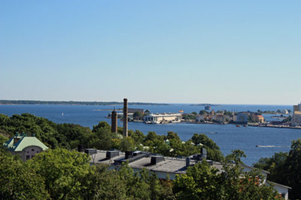View from the highest point in Karlskrona, Sweden