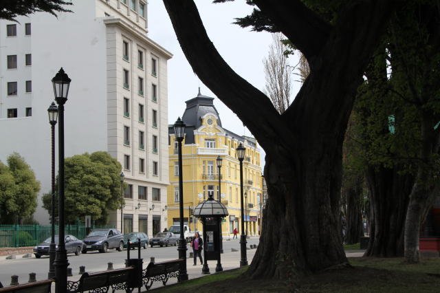 Grand buildings in Punta Arenas