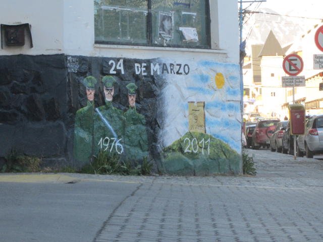 Political Graffiti in Ushuaia