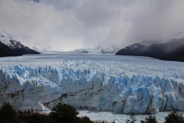 View from the platform of Perito Moreno