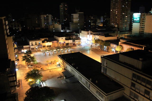 View of Rosario of a night