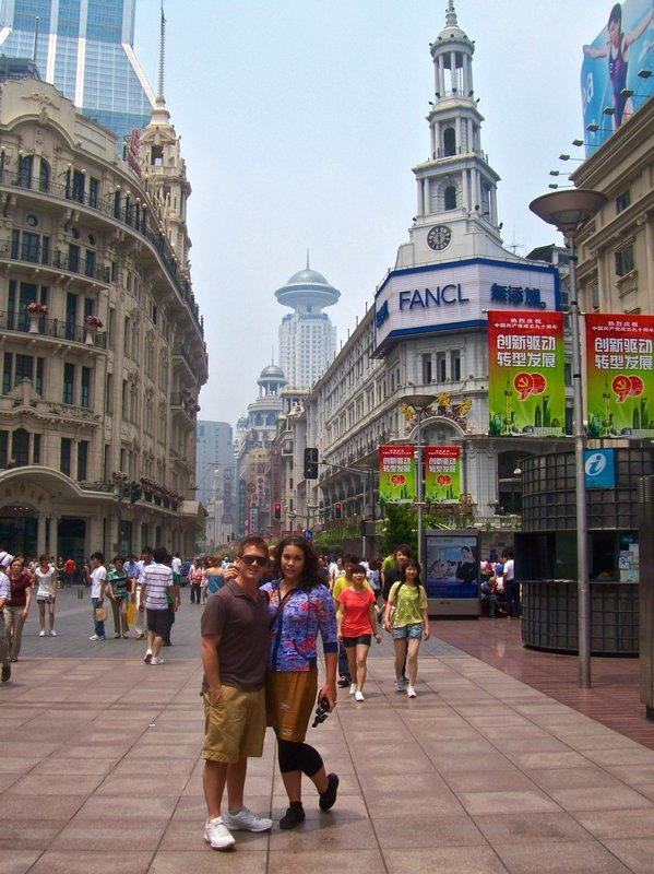 Gab and I on the infamous Nanjing Road