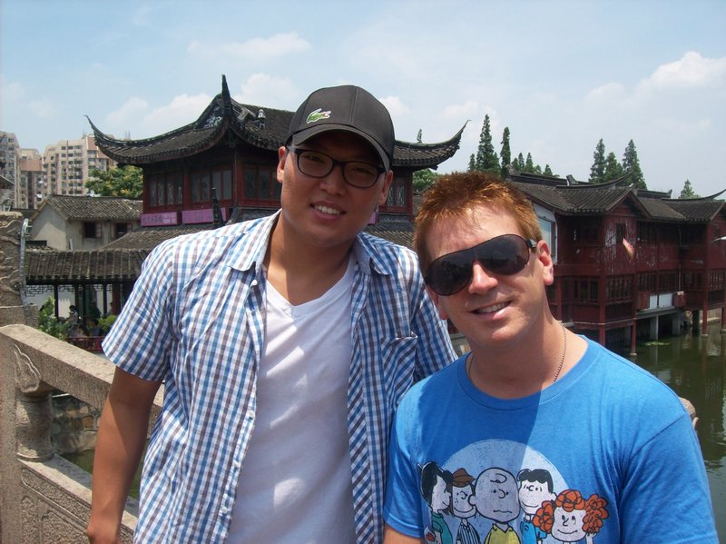 Brian and I in Qibao