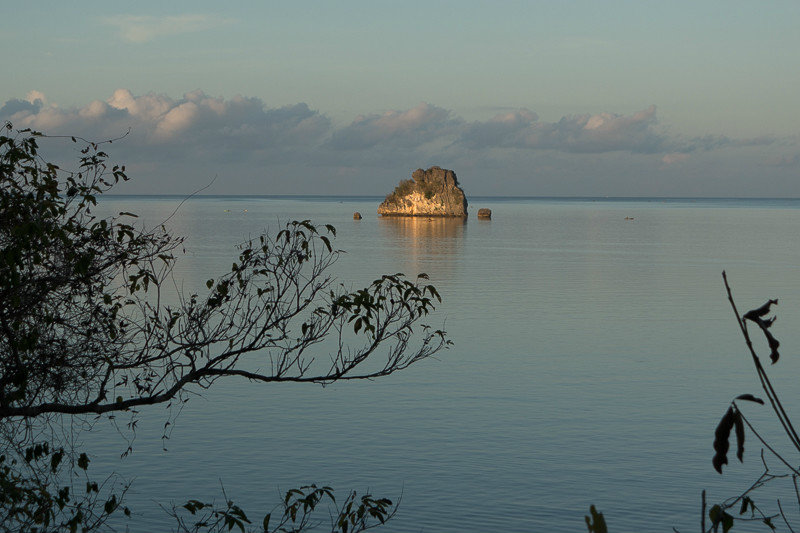 Bagocina islet, early morning