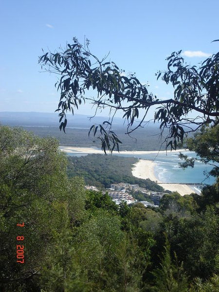 The view from the lookout in Noosa