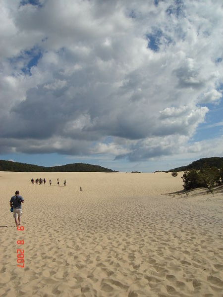 The dunes which nearly killed me!
