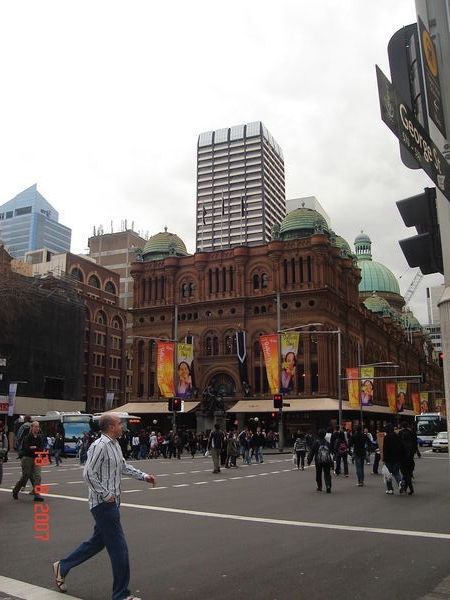 QVB or Queen Victoria Building - an upmarket shopping centre in Sydney so I fit right in!!!