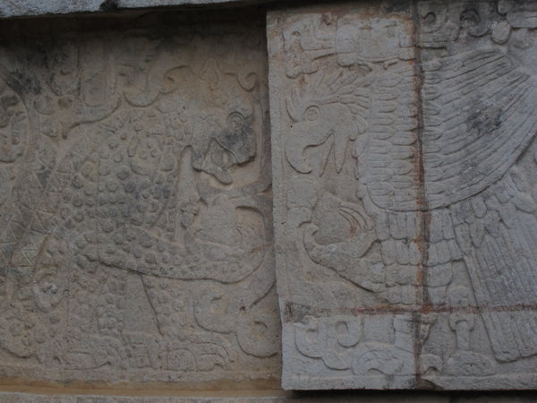 Relief on the Temple of the Jaguar & Eagle
