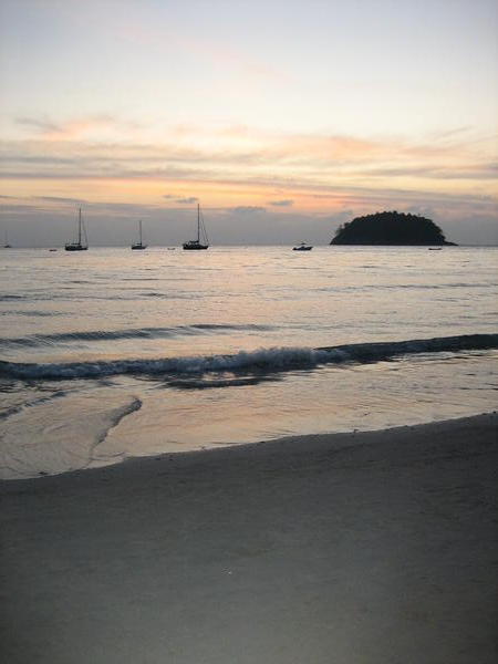 Kata Beach at Sunset