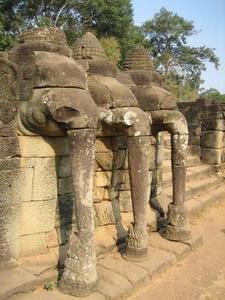 Angkor Thom - Elephant Terrace3