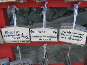 Guess which wish is mine!