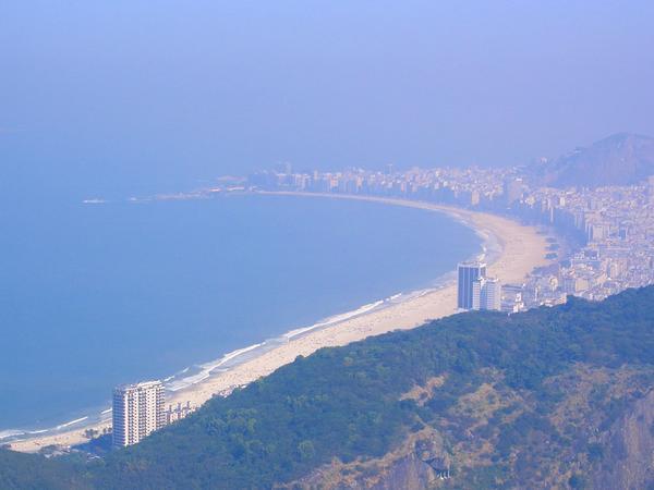 Copacabana from the top of Sugar Loaf