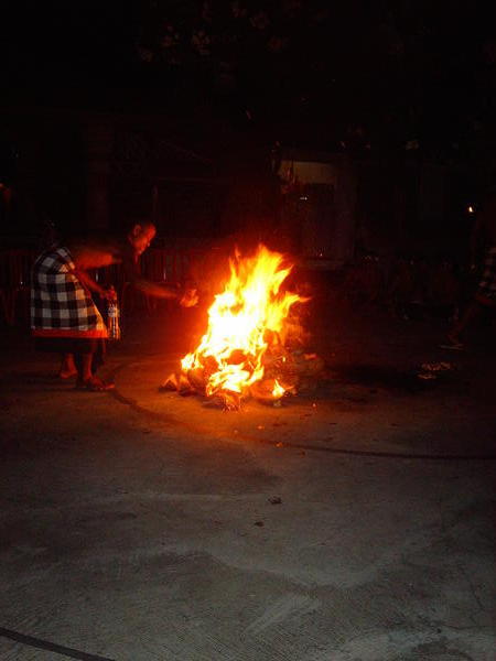 Kecak fire dance