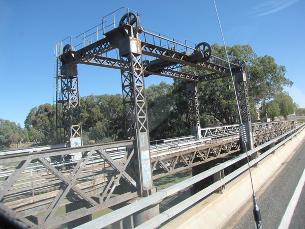 Old bridge built for now defunct paddle steamer trade