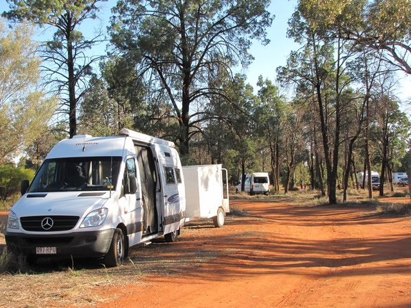 Camp site west of Cobar NSW