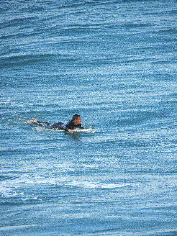 Surfer at Eagles Nest