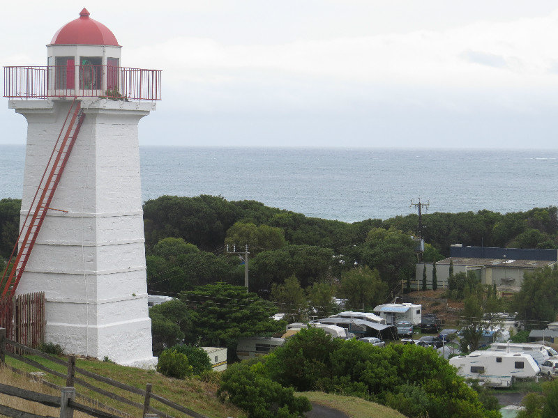One of two lighthouses to guide ships to the port.