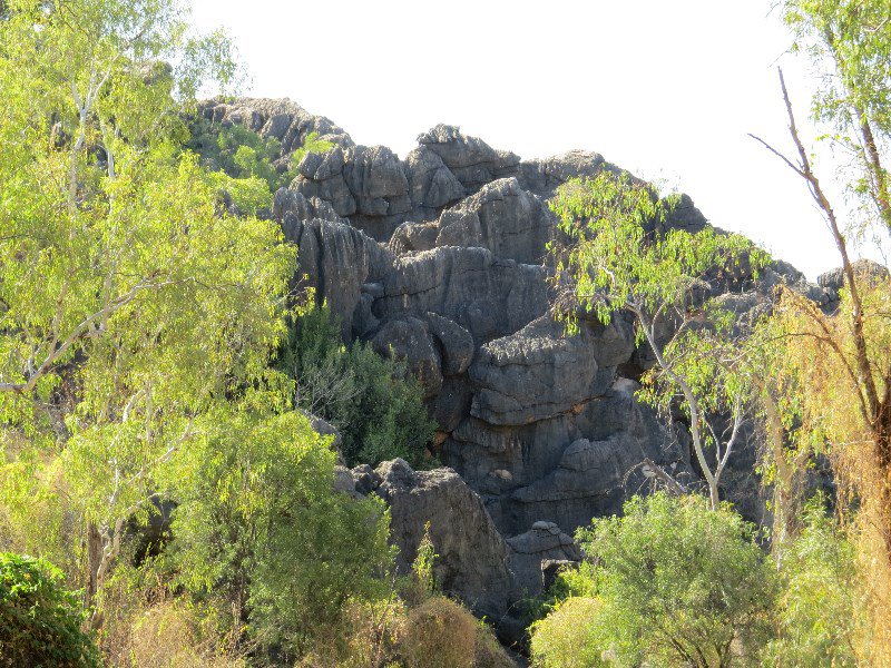Rocky formation of Geike Gorge