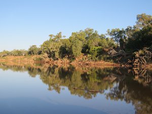 Fitzroy River at the old crossing