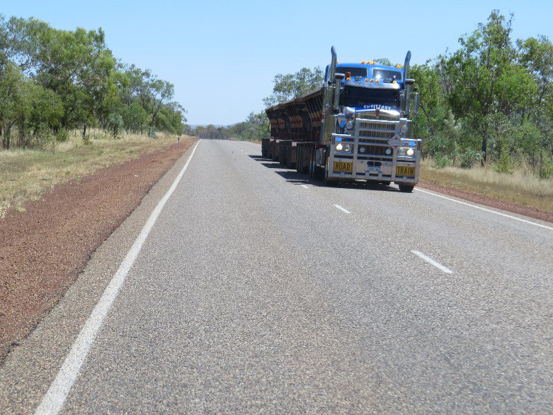 One of may road trains